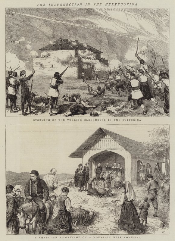 A felkelés Hercegovinában alkotó: William Ralston