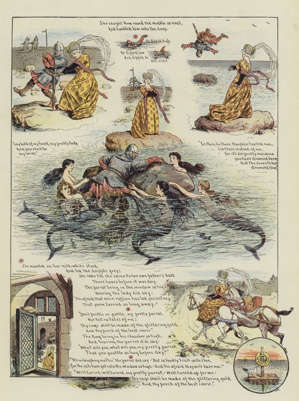 The Outlandish Knight (chromolitho) alkotó: William Ralston