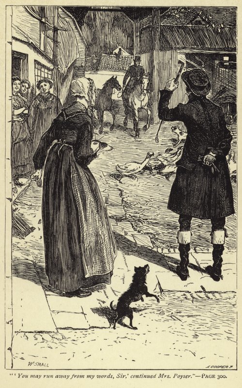 Elmenekülhet a szavaim elől, uram - folytatta Mrs Poyser. alkotó: William Small