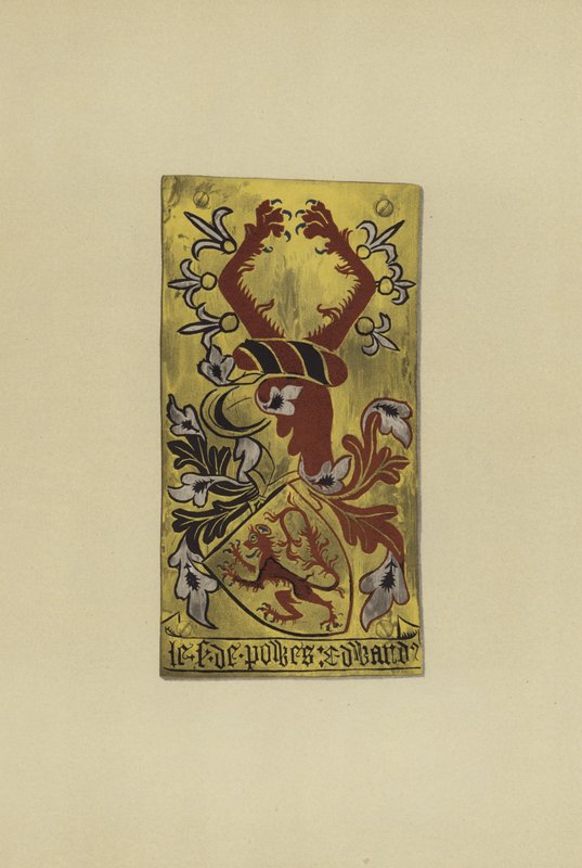 Sir Edward Cherleton, Lord Cherleton of Powys, 1406-7-1420 (chromolitho) alkotó: William St John Hope