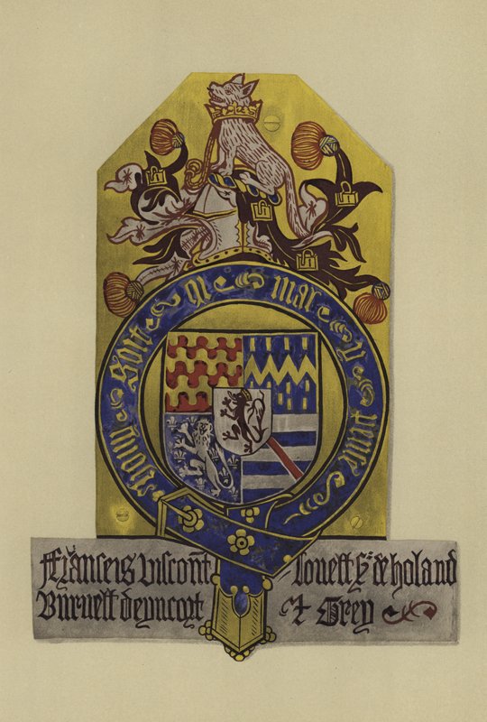 Sir Francis Lovel, Tichmersh Lovel vikomtja és Lord Holand, 1483-1487 (chromolitho) alkotó: William St John Hope