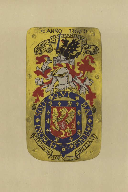 Sir Frank van Hale, c 1359-c 1376 (chromolitho) alkotó: William St John Hope