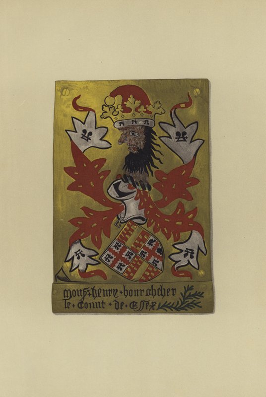 Sir Henry Bourchier, Bourchier lord, Eu grófja és Essex grófja, 1452-1483 (chromolitho) alkotó: William St John Hope
