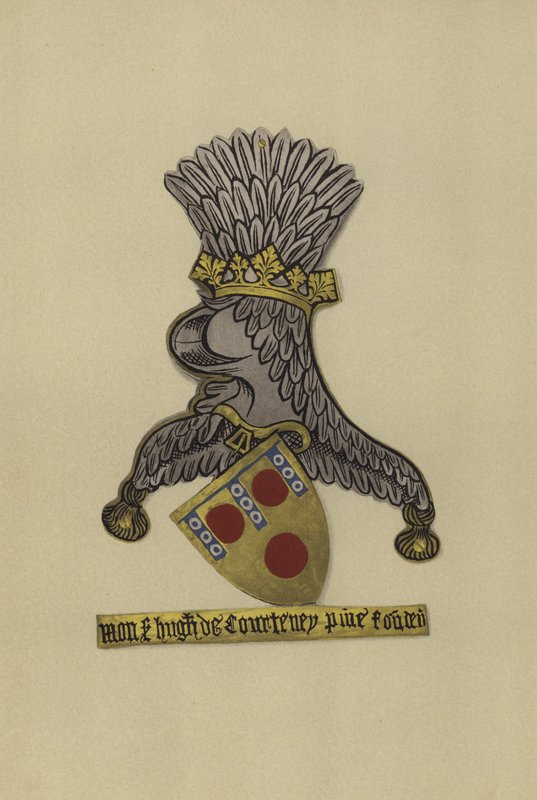 Sir Hugh Courtenay, 1348-1349 (chromolitho) alkotó: William St John Hope
