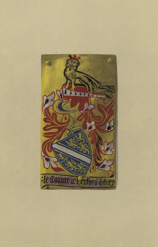 Sir Humphrey de Bohun, Hereford, Essex és Northampton grófja, 1365-1372-3 (chromolitho) alkotó: William St John Hope