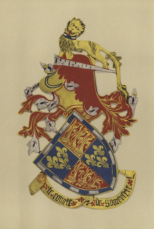 Sir John Beaufort, Somerset grófja, 1397-1410 (chromolitho) alkotó: William St John Hope