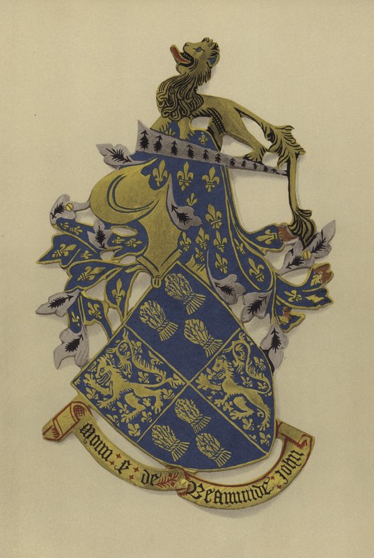 Sir John Beaumont, Lord Beaumont, 1393-1396 (chromolitho) alkotó: William St John Hope