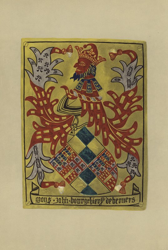 Sir John Bourchier, lord Berners, 1459-1474 (chromolitho) alkotó: William St John Hope