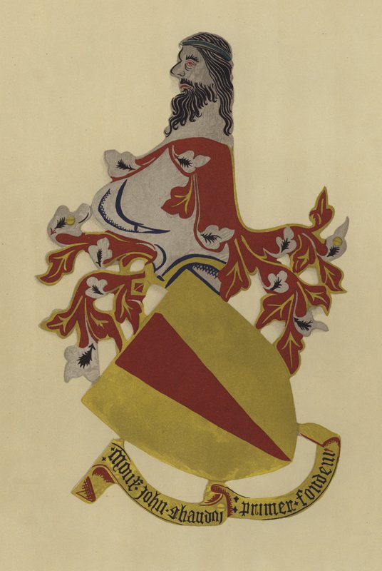 Sir John Chandos, 1348-1369 (chromolitho) alkotó: William St John Hope