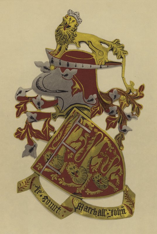 Sir John Mowbray, Norfolk hercege és gróf marsall, 1421-1432 (chromolitho) alkotó: William St John Hope
