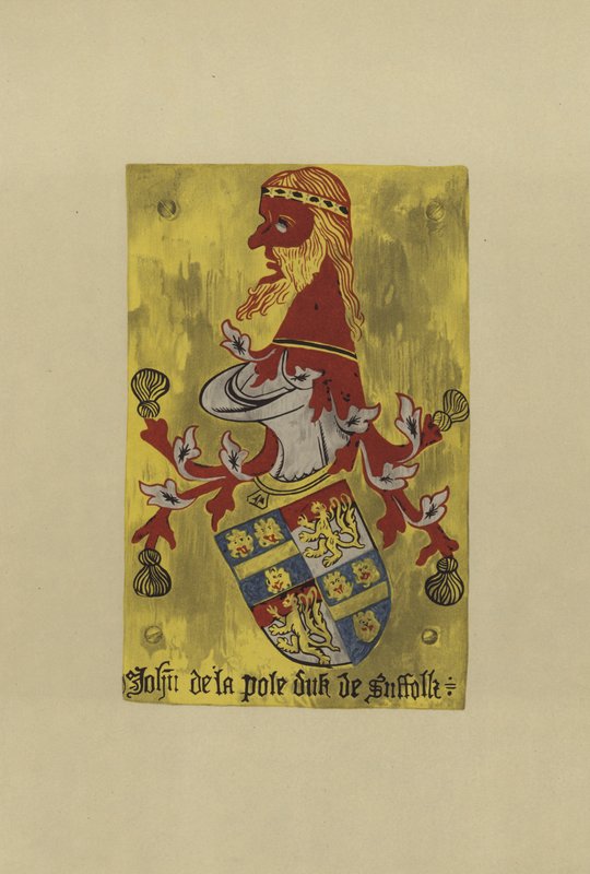 Sir John de la Pole, Suffolk hercege, 1472-1491 (chromolitho) alkotó: William St John Hope
