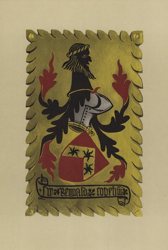 Sir Reginald Cobham, Lord Cobham of Sterborough, c 1352-1361 (chromolitho) alkotó: William St John Hope