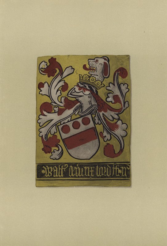 Sir Walter Devereux, Lord Ferrers, 1470-1485 (chromolitho) alkotó: William St John Hope