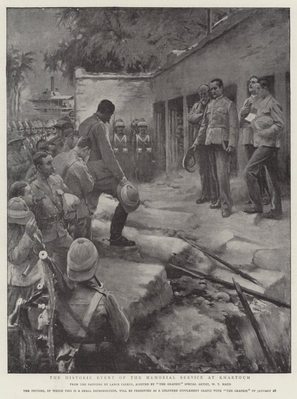 Gordon emlékére, a kartúmi megemlékezés történelmi eseménye alkotó: William T. Maud