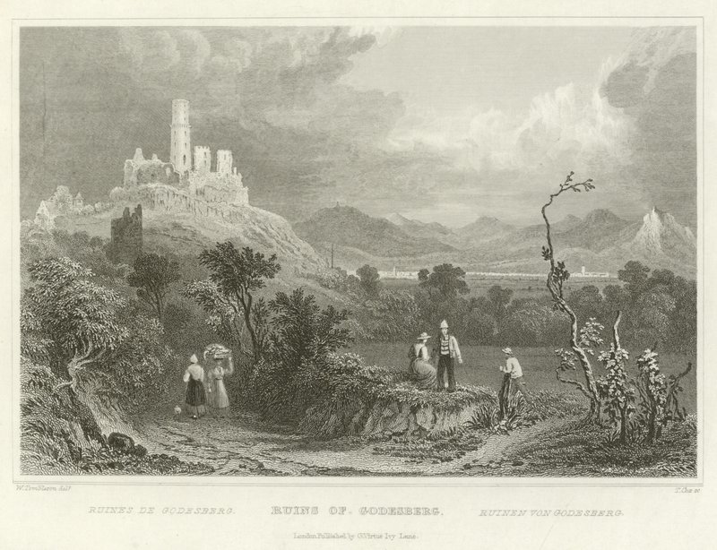 Godesberg romjai alkotó: William Tombleson