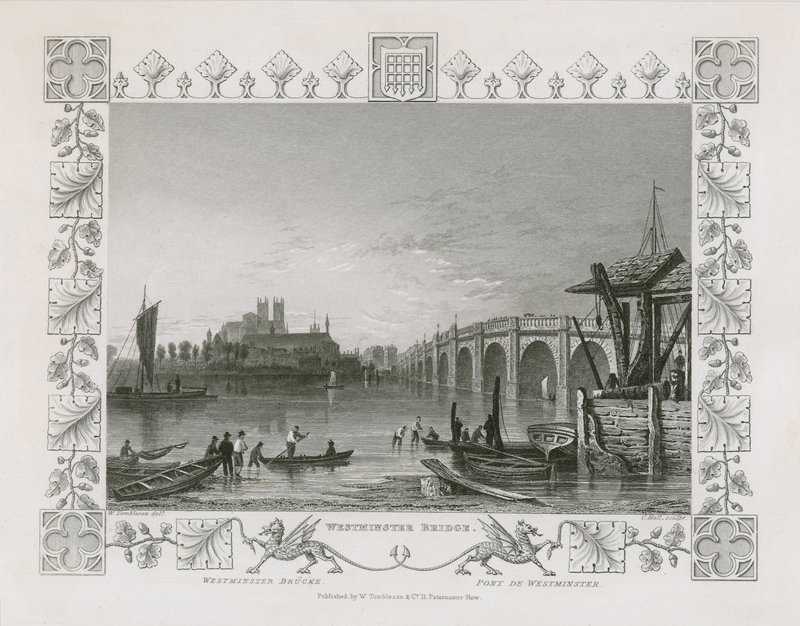 Westminster híd alkotó: William Tombleson