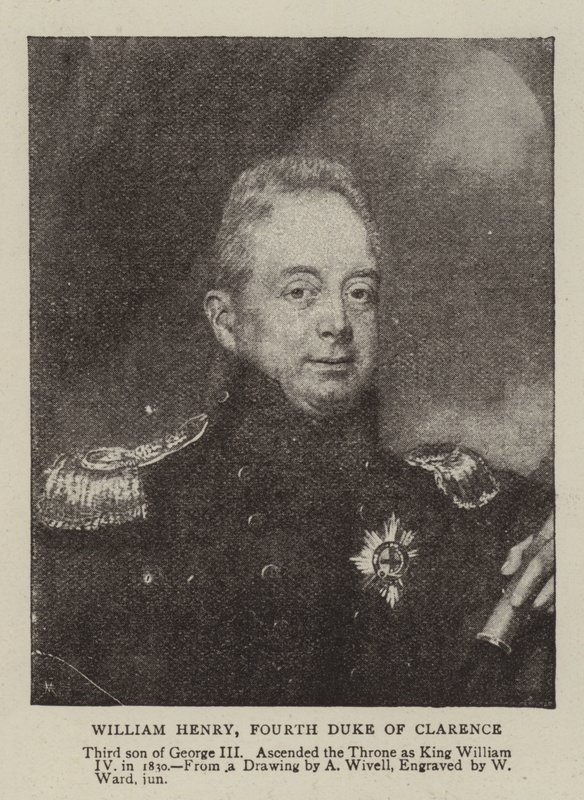 William Henry, Clarence negyedik hercege alkotó: William Ward