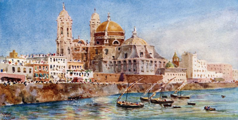 Cadiz (színes litó) alkotó: William Wiehe Collins