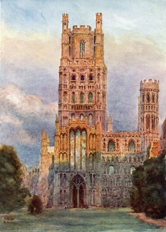 Ely, a nyugati frontról (színes litó) alkotó: William Wiehe Collins