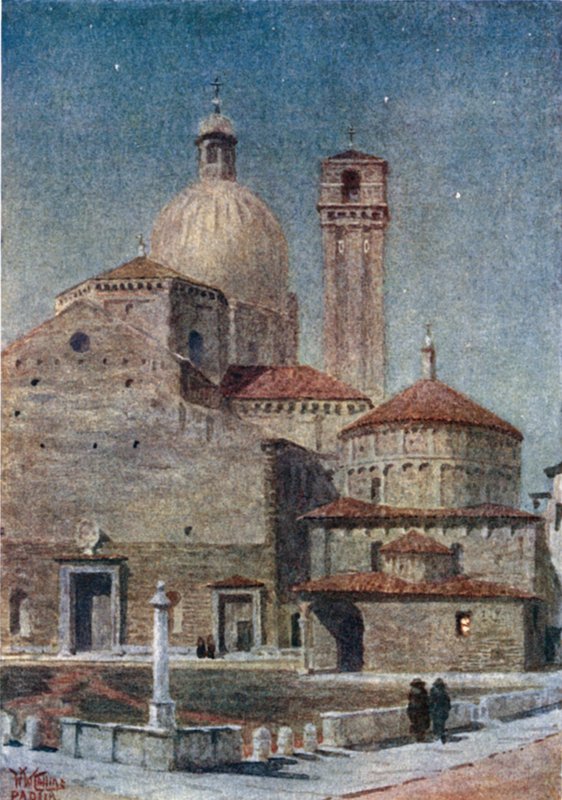 Padova. A katedrális (színes litó) alkotó: William Wiehe Collins