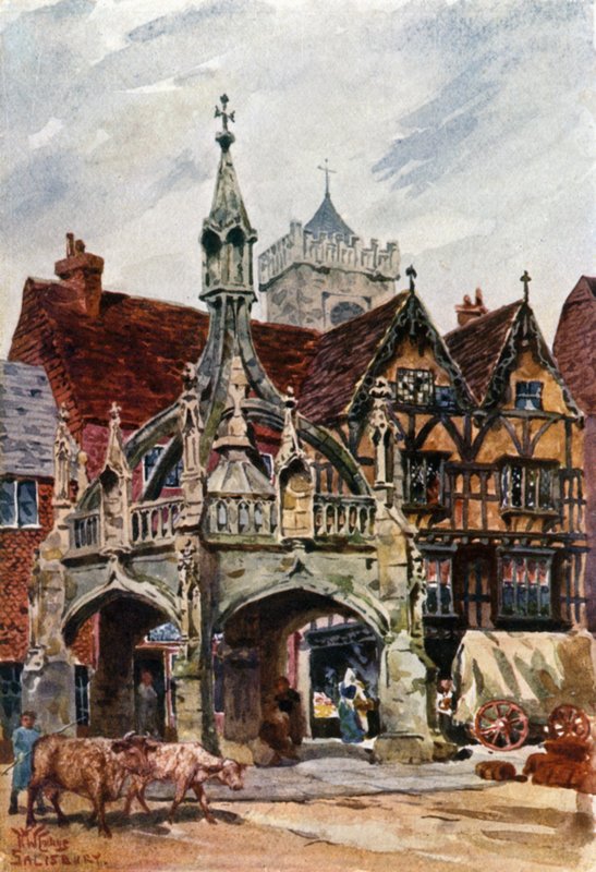 Salisbury, a Piackereszt (színes litó) alkotó: William Wiehe Collins