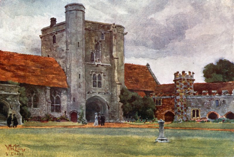 Winchester, St. Cross (színes litó) alkotó: William Wiehe Collins