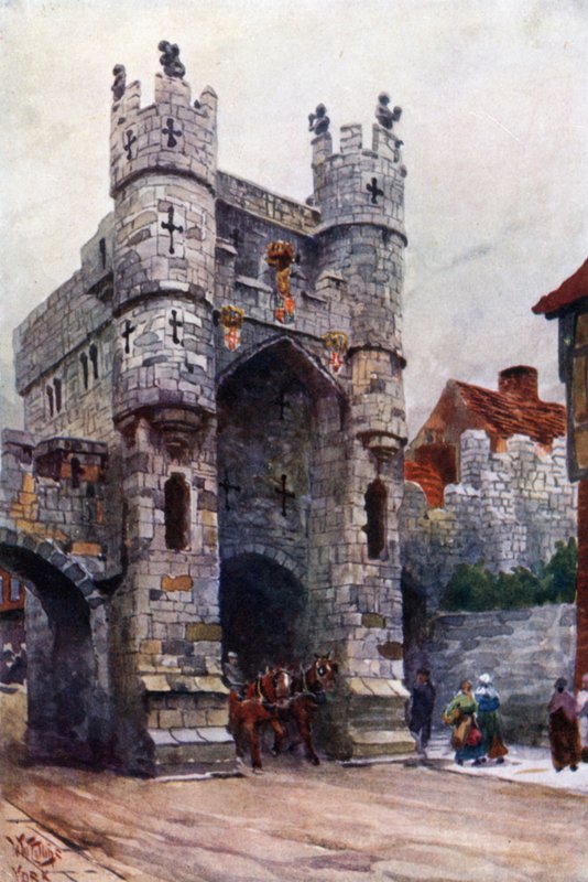 York, Monk bár (színes litó) alkotó: William Wiehe Collins