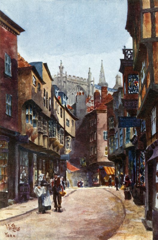 York, Stonegate (színes litó) alkotó: William Wiehe Collins