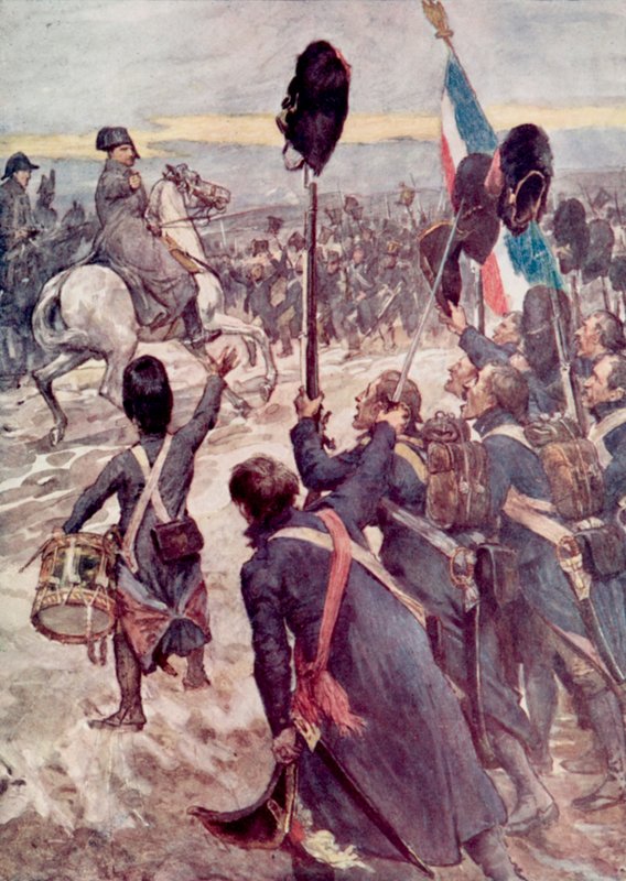 Napóleon Austerlitzben alkotó: William after Rainey
