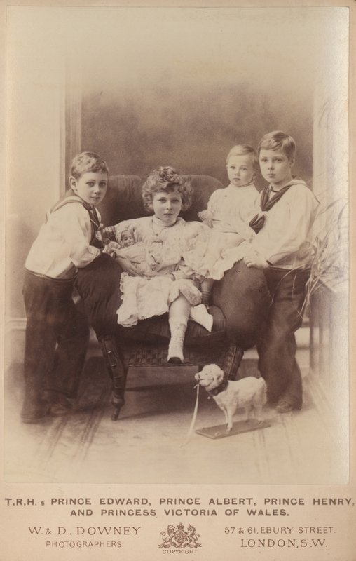 Edward herceg, Albert herceg, Henrik herceg és Viktória walesi hercegnő alkotó: William and Daniel Downey