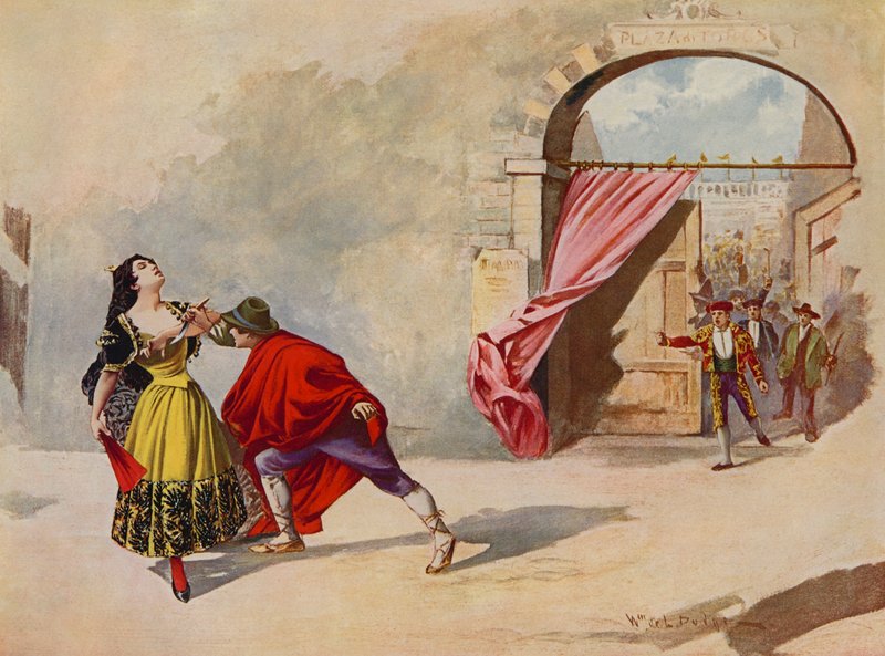 Carmen, IV. felvonás ii alkotó: William de Leftwich Dodge