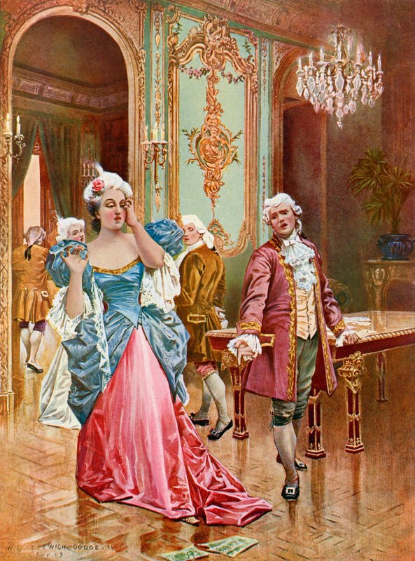 La Traviata, II. felvonás jelenet iv alkotó: William de Leftwich Dodge