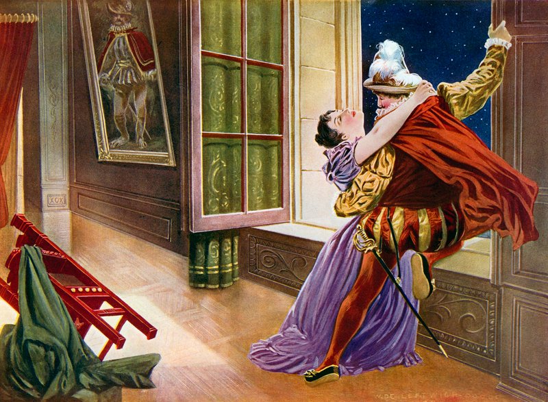 Les Huguenots, III. felvonás jelenet v alkotó: William de Leftwich Dodge