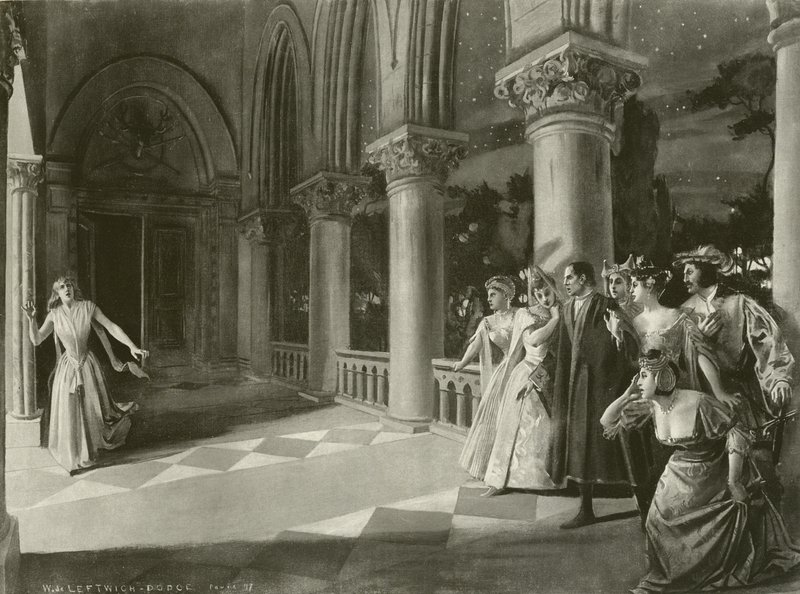 Lucia di Lammermoor, III. felvonás vi. jelenet (mélynyomás) alkotó: William de Leftwich Dodge