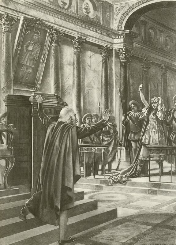 A bohém lány, II. felvonás iv. jelenet (mélynyomás) alkotó: William de Leftwich Dodge