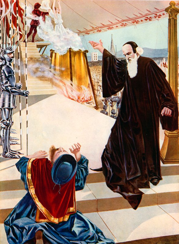 A zsidó, utolsó felvonás és jelenet alkotó: William de Leftwich Dodge
