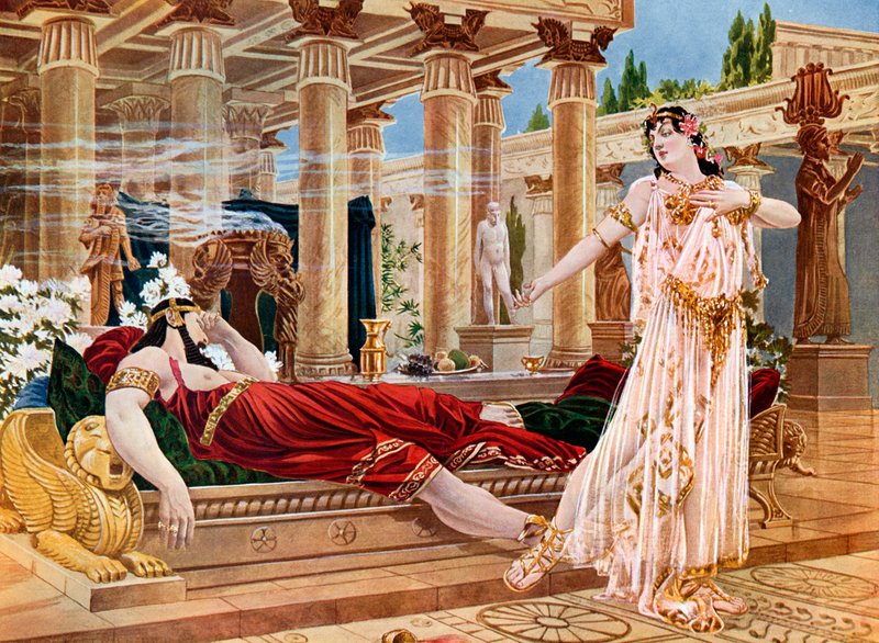 Sába királynője, IV. felvonás x. jelenet alkotó: William de Leftwich Dodge