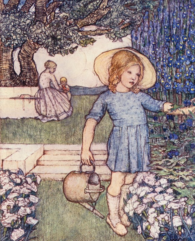 Kertészeti gyermekkönyv: (színes litográfia) alkotó: Winifred Cayley Robinson