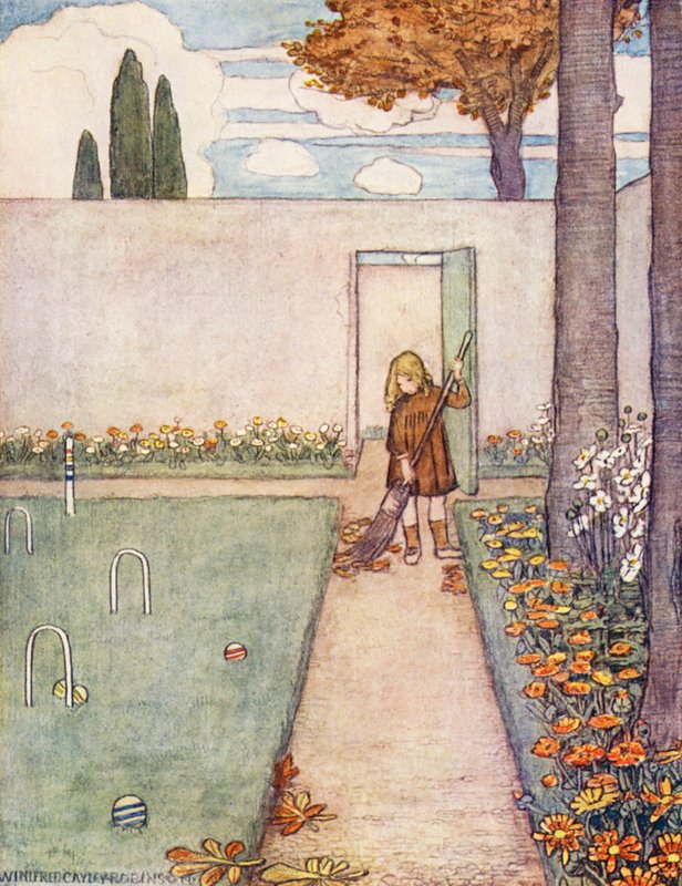 Kertészeti gyermekkönyv: (színes litográfia) alkotó: Winifred Cayley Robinson