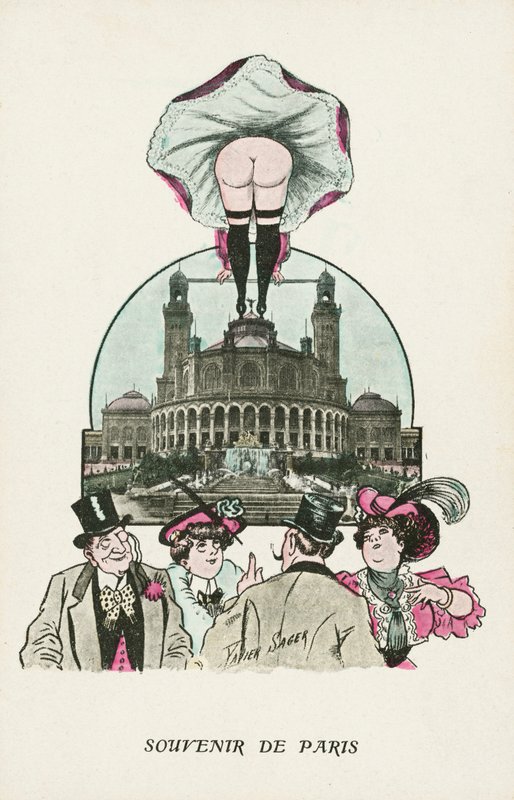 Párizsi szuvenír (színes litó) alkotó: Xavier Sager