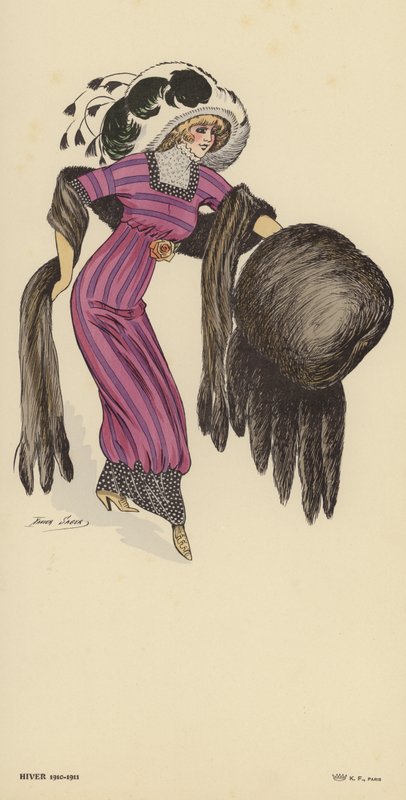 1910-1911 téli divat alkotó: Xavier Sager