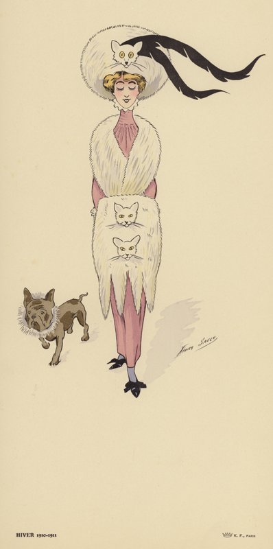 1910-1911 téli divat alkotó: Xavier Sager