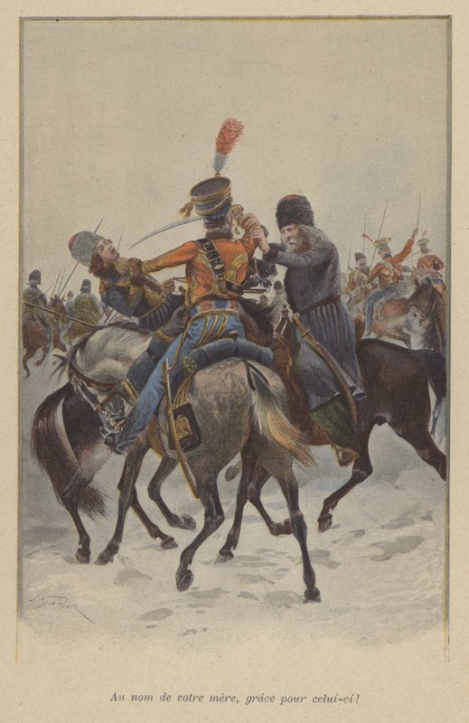 Lovasság harca Napóleon oroszországi inváziója idején, 1812 alkotó: after Paris