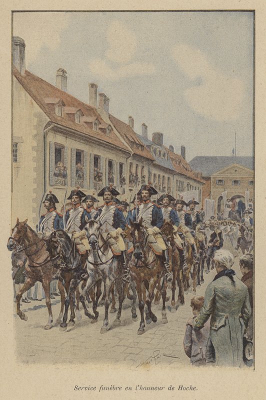 Lazare Hoche francia tábornok temetési menete, 1797 alkotó: after Paris
