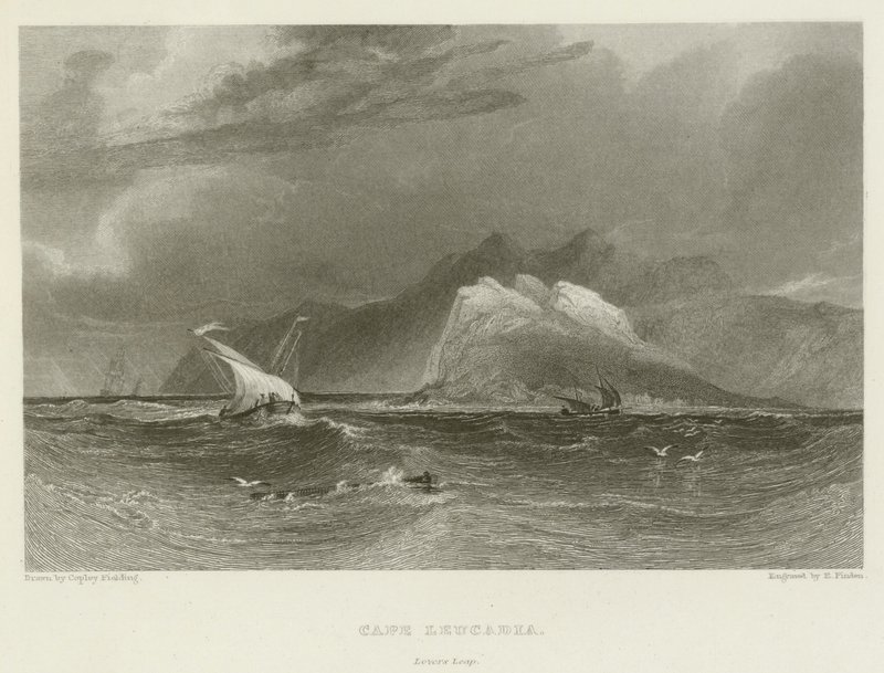 Cape Leucadia, Lovers Leap alkotó: after A.V. Copley Fielding