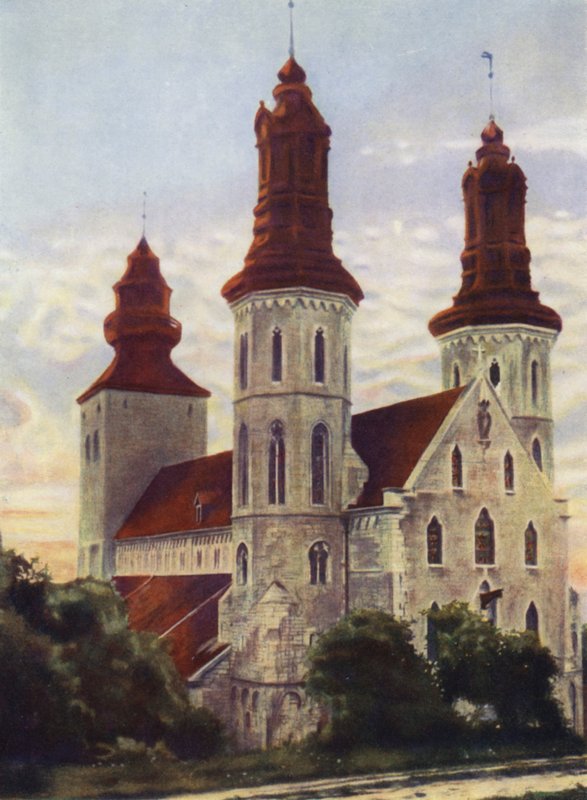 Visby székesegyháza, Gothland szigetén alkotó: after A. Langfier