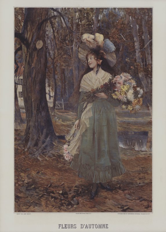 Fleurs dAutomne (Őszi virágok) alkotó: after Aime Nicolas Morot