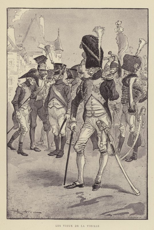 A régiek öregje alkotó: after Albert Robida