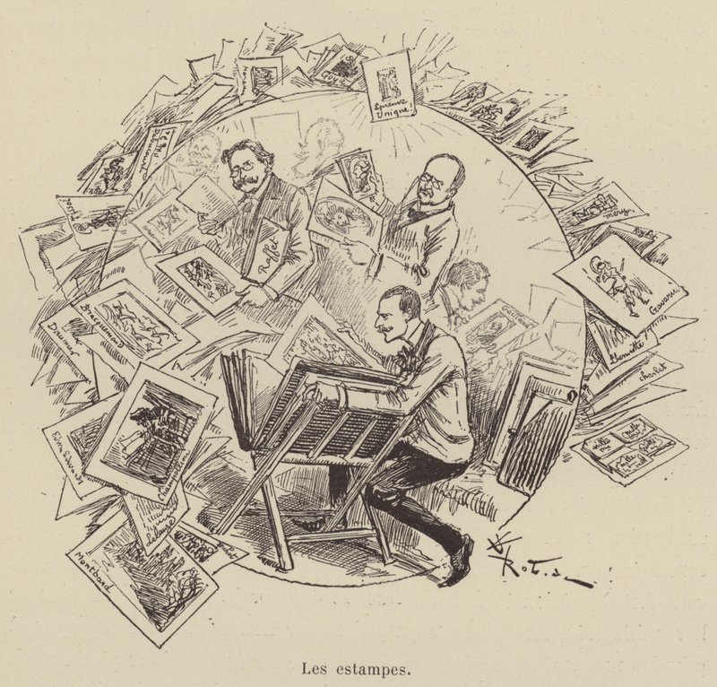A nyomatok alkotó: after Albert Robida