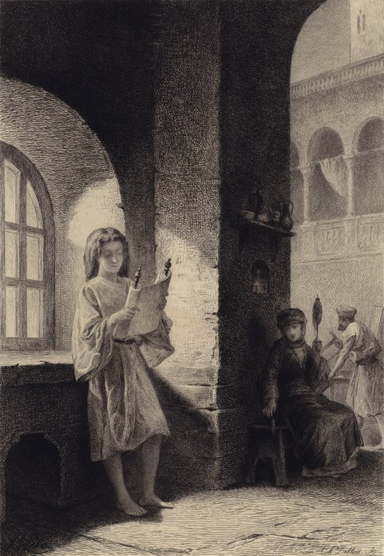 A gyermek Jézus alkotó: after Albert Robida